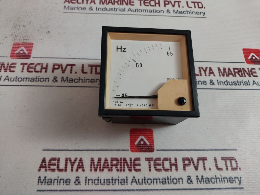 Toyo Keiki Frk-96 Hz Frequency Meter 45-55 Hz