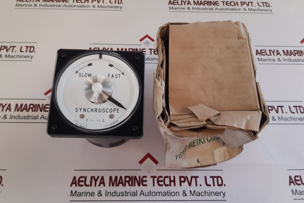 Toyo Keiki Lvf-iin Synchroscope Synchrometer Indicator