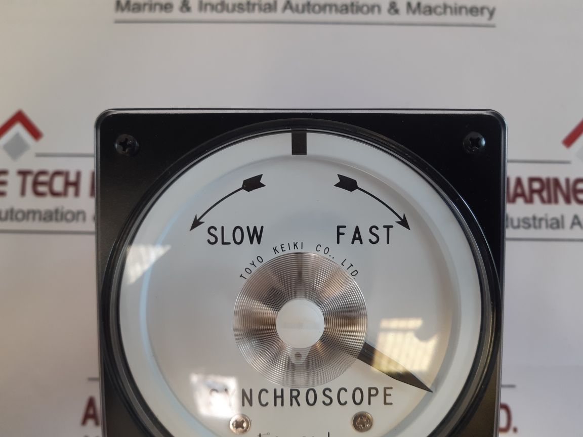 Toyo Keiki Lvf-iin Synchroscope Synchrometer Indicator