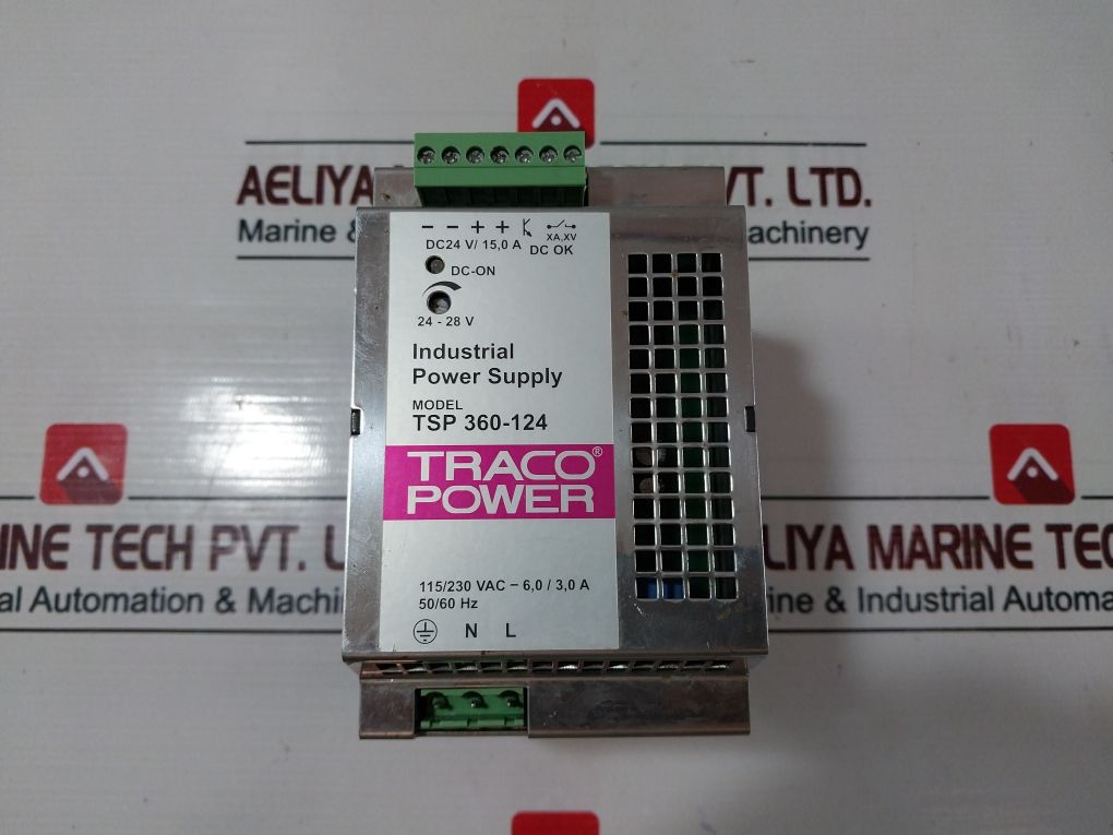 Traco Power Tsp 360-124 Industrial Power Supply 50/60 Hz