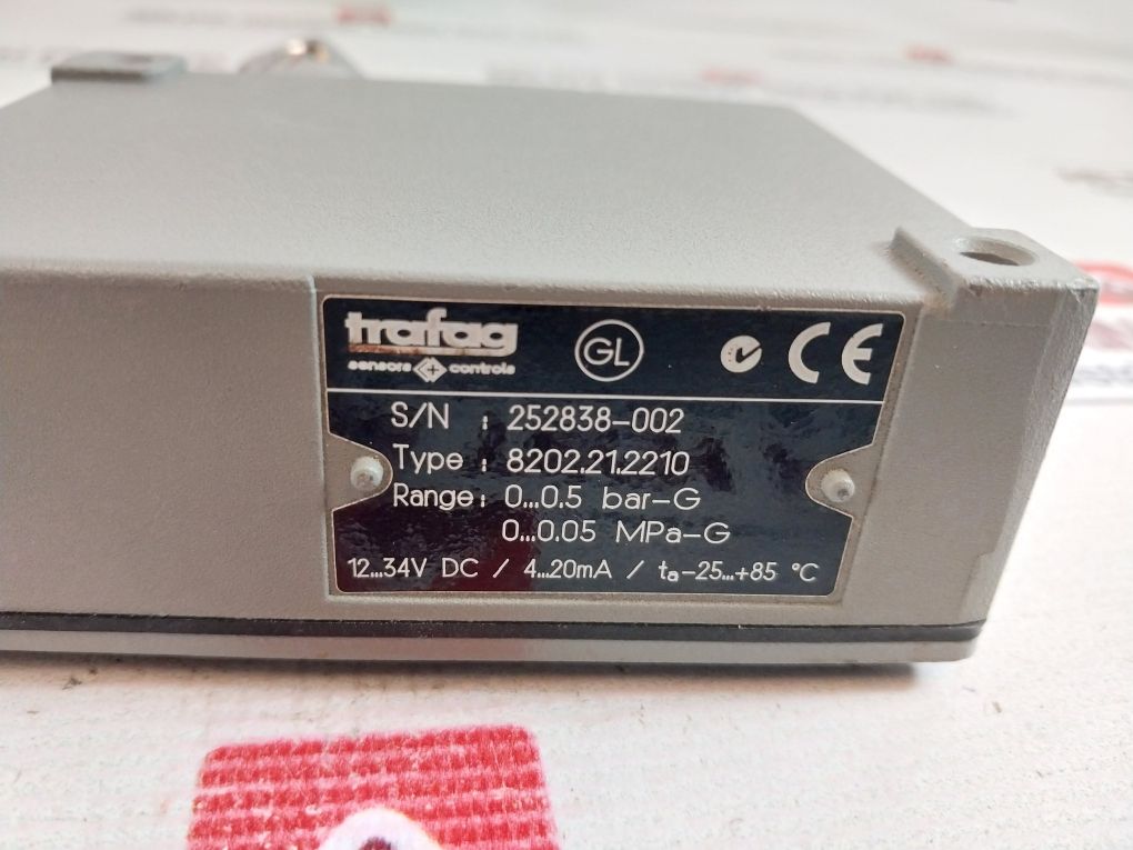 Trafag 8202.21.2210 Pressure Transmitter 0-0.5 Bar-g