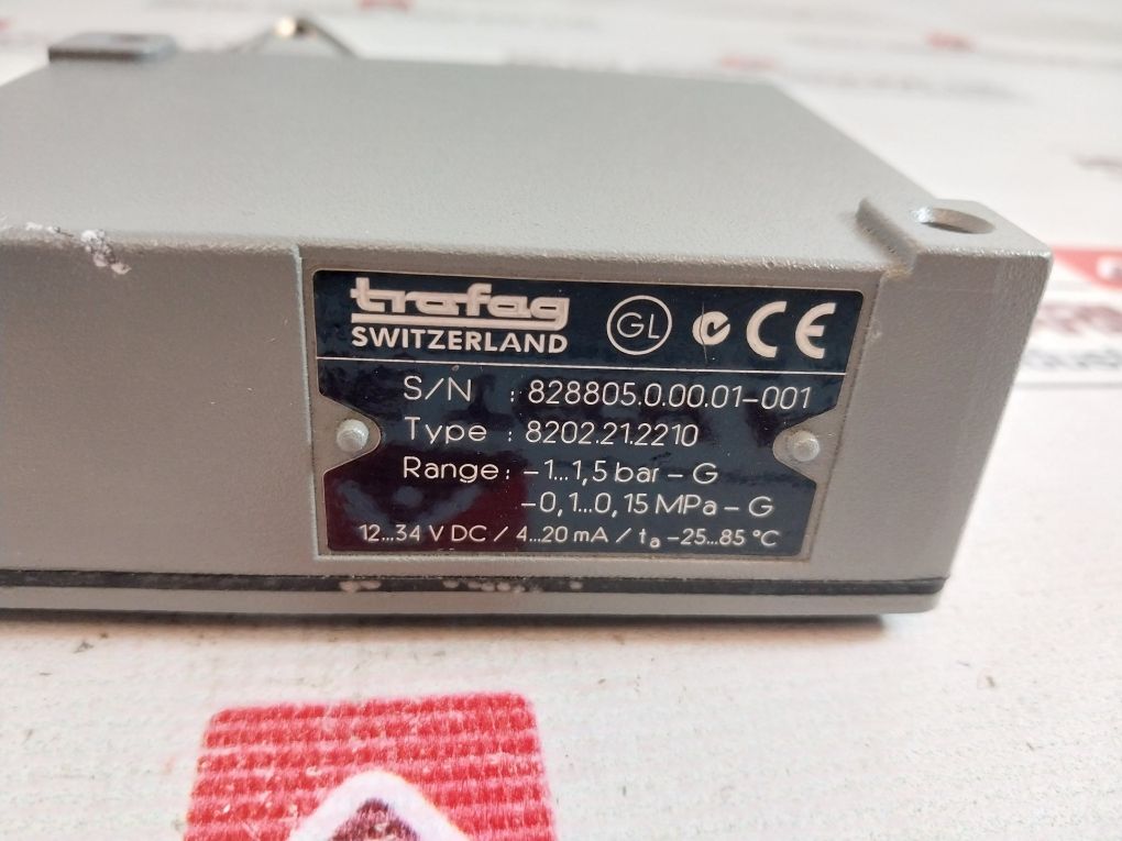 Trafag 8202.21.2210 Pressure Transmitter 12-34 Vdc