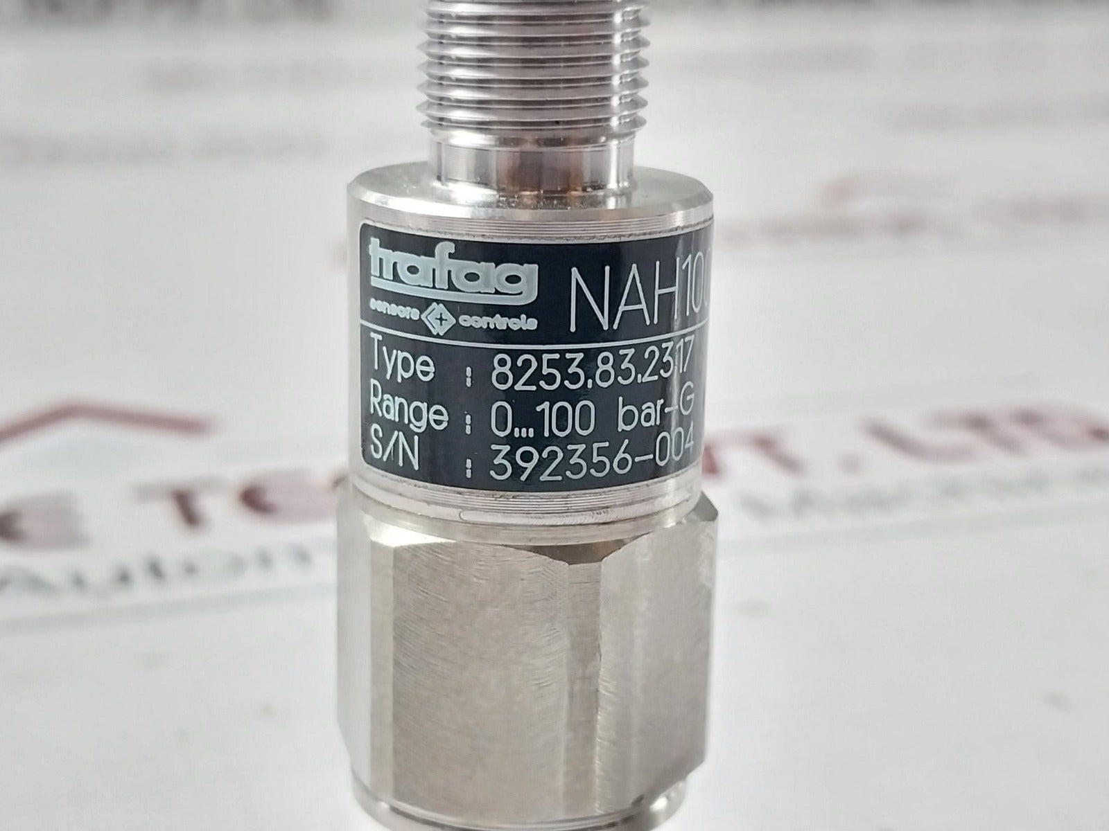 Trafag Nah100.0A Pressure Transmitter 8253.83.2317 0…100 Bar-g