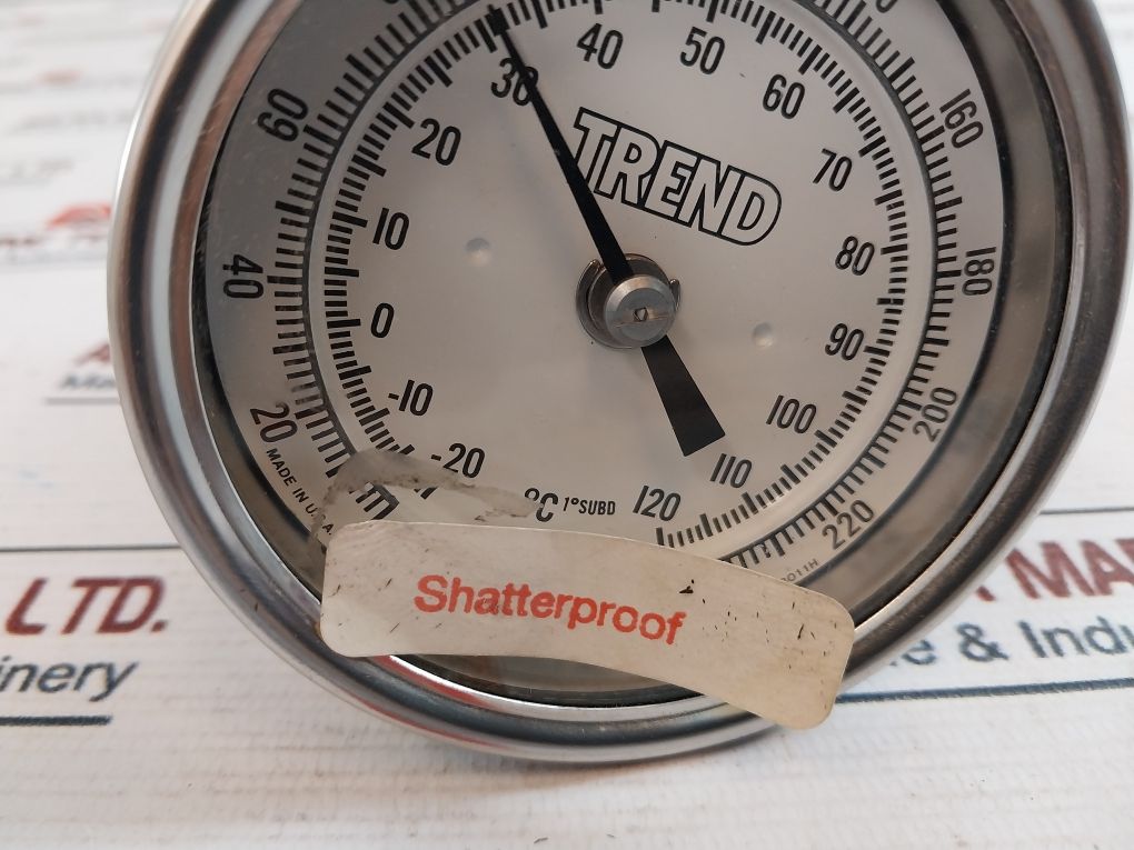 Trends Cr3011H Bimetal Thermometer 1/2" Npt