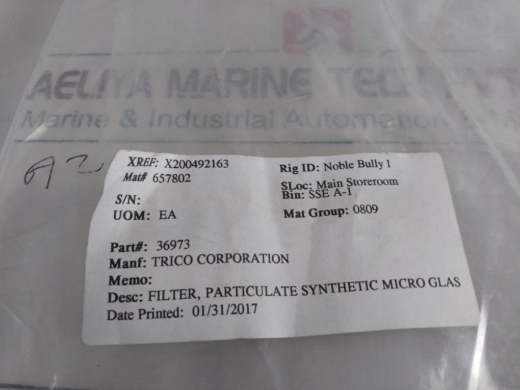 Trico 36973 Hydraulic Filter 10 Micron Beta 200