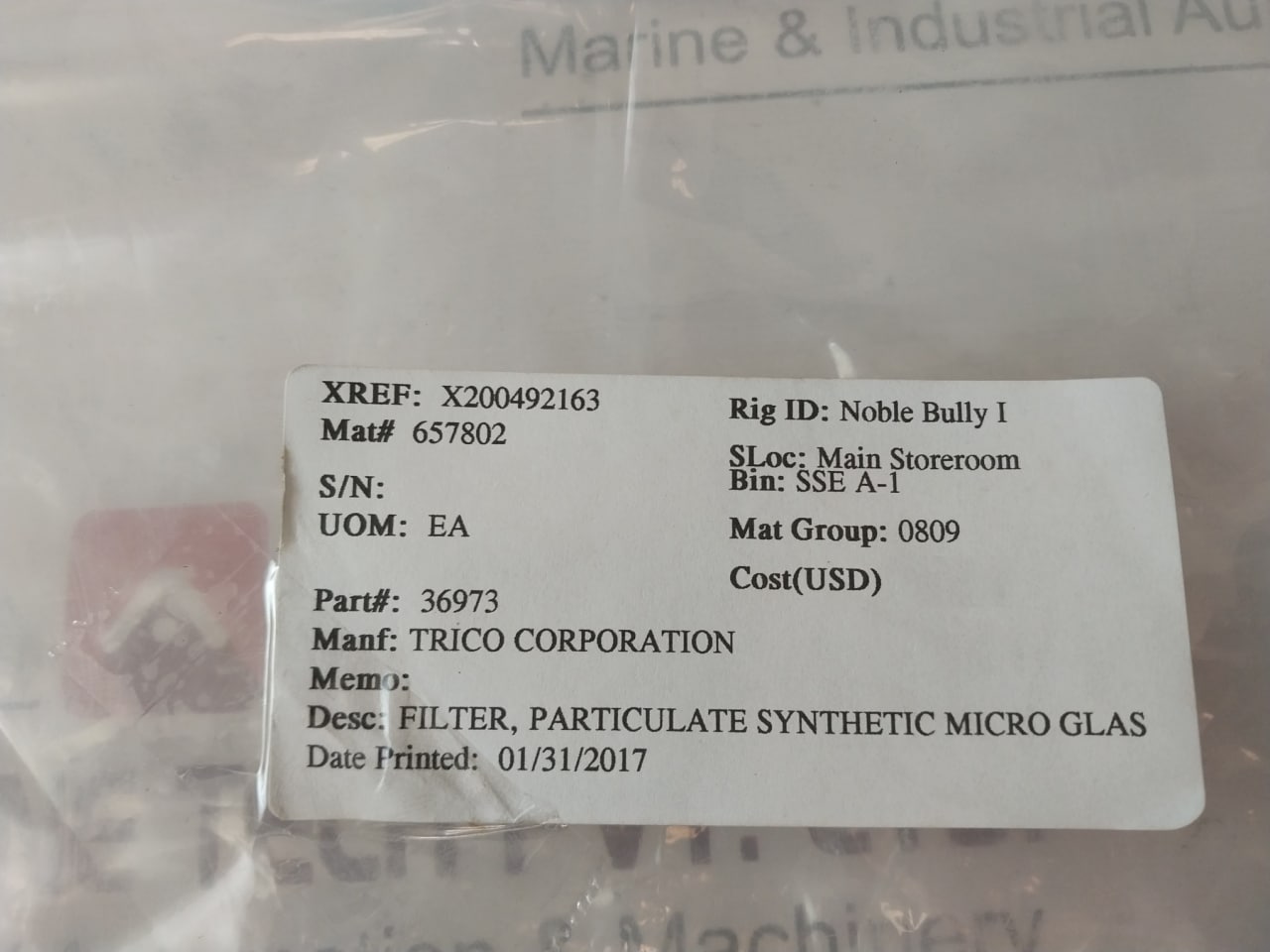 Trico 36973 Filter Element