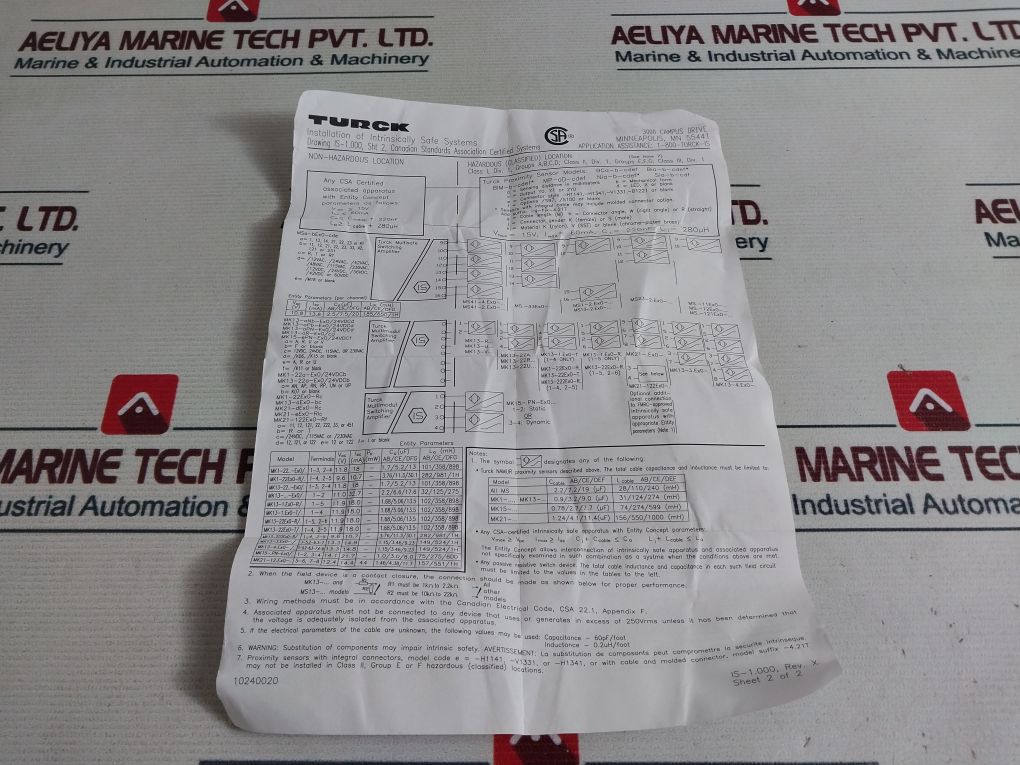 Turck Bi15-cp40-y1X Inductive Proximity Sensor En 60947-5-6
