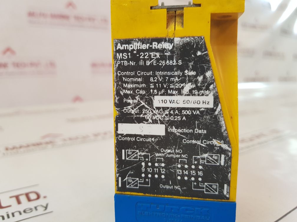 Turck Ms1-22 Ex Amplifier Relay