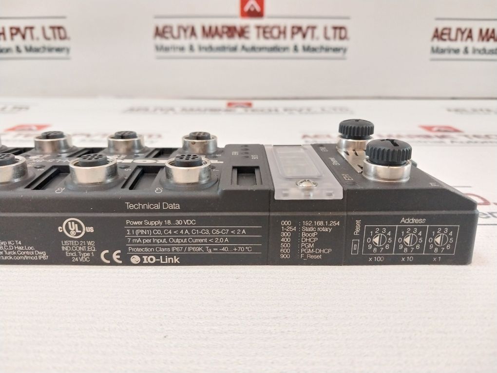 Turck Tben-l5-8Iol Compact Multiprotocol I/O Module For Ethernet
