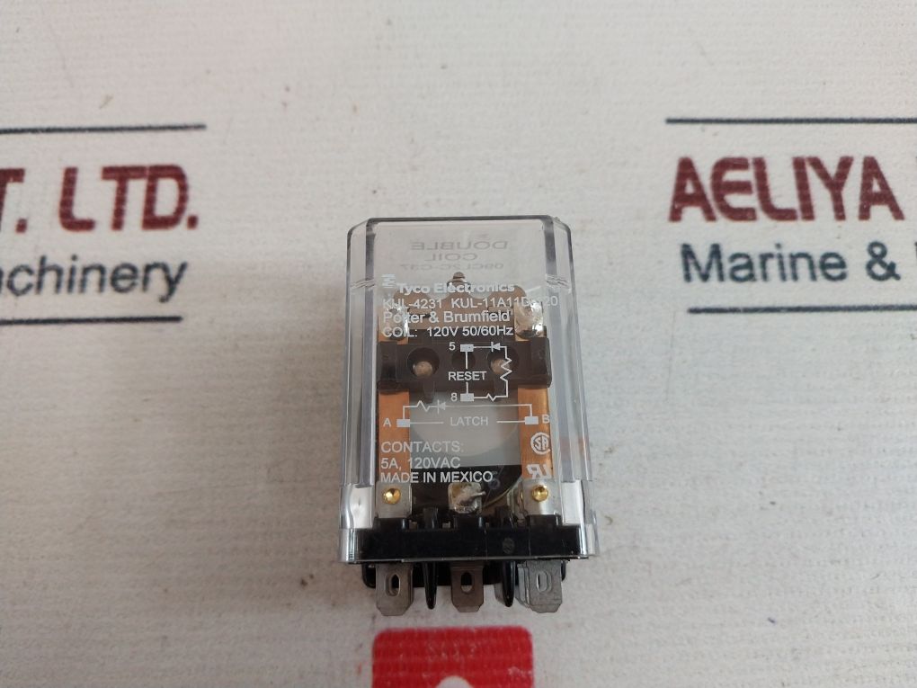 Tyco 09Cl2C-c37 Relay-latch 120V