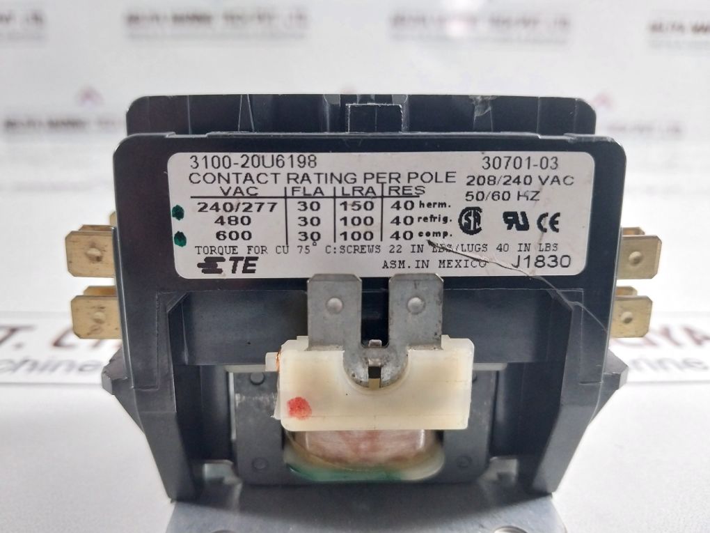 Tyco Electronics 3100-20U6198 Contactor