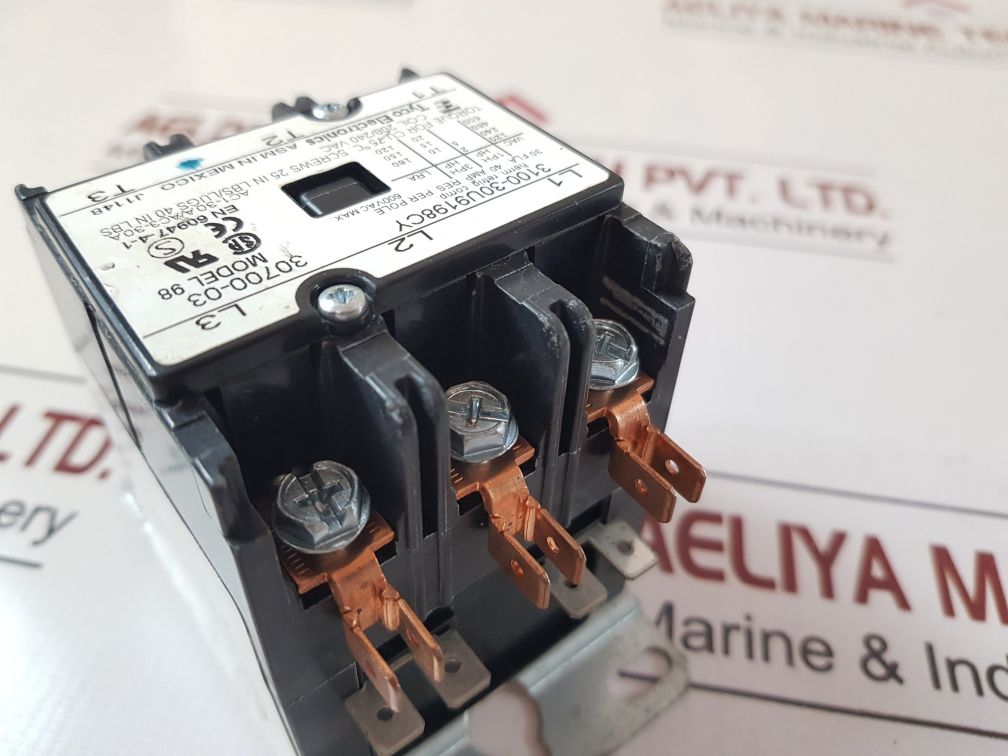Tyco electronics 3100-30u9198cy contactor