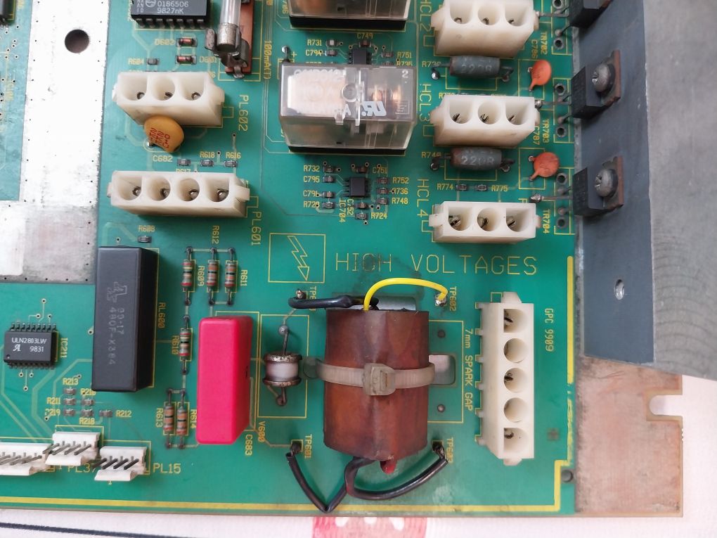 Unicam 4013 225 12702 Flare-cr Control Pcb