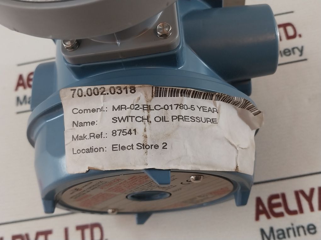 United Electric J120-452 Differential Pressure Switch