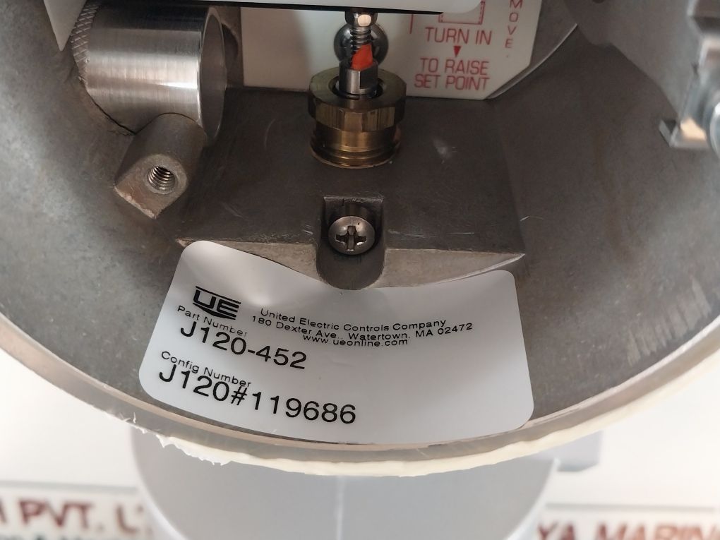 United Electric J120-452 Differential Pressure Switch