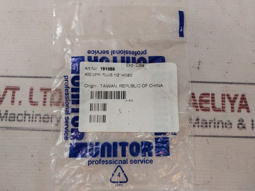 Unitor 400 Uph Quick Coupling 400 Ph 1/2" (Male)
