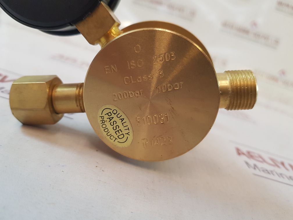 Unitor 530 Ox 10Bar Pressure Regulator Manometer Oxygen