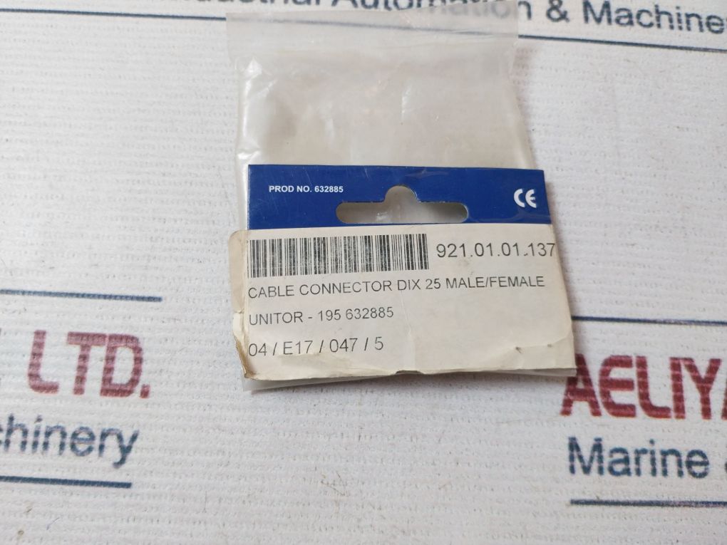 Unitor Ccd1025-mf Cable Connector Dix 25 Male/Female Set