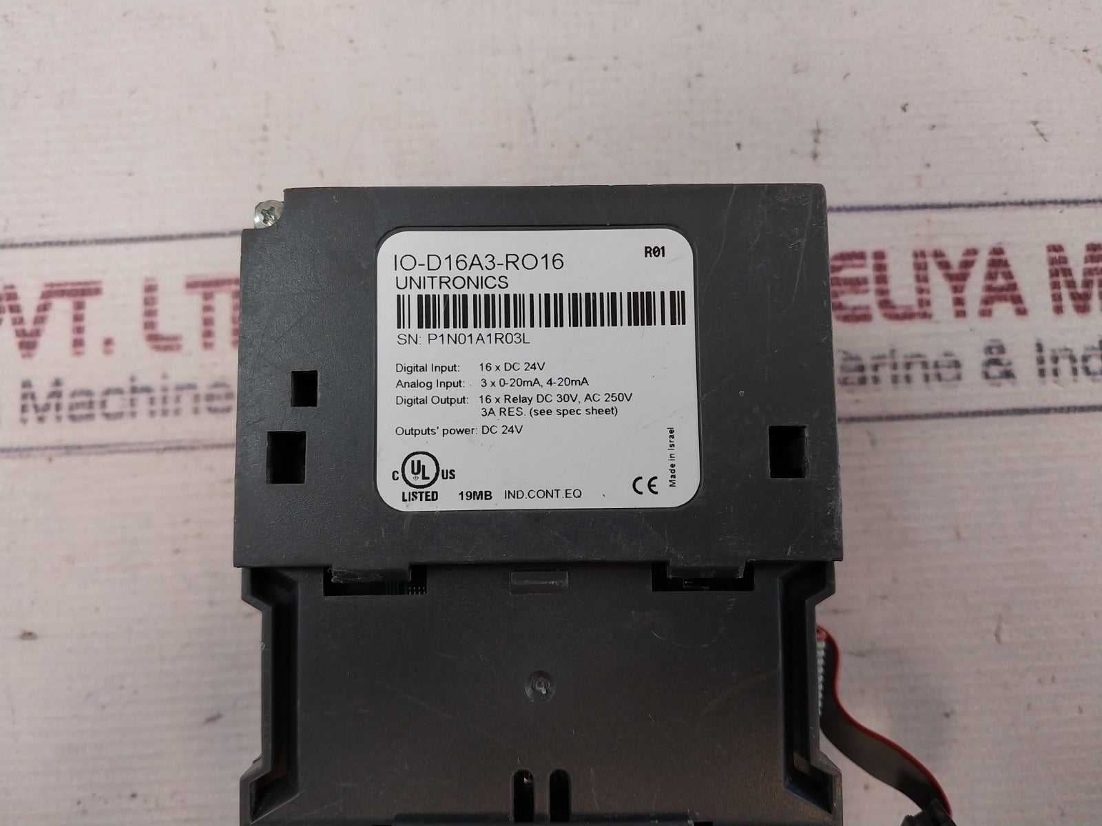 Unitronics Io-d16A3-ro16 I/O Expansion Module