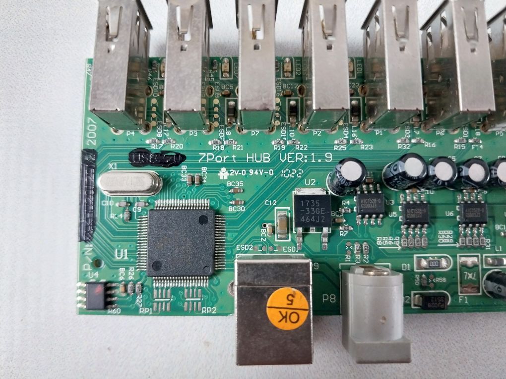 Usb 2.0 7 Port Hub Usb Expansion Module Ver: 1.9