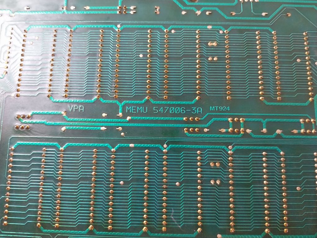 Valmet Automation Vpa Memu 547006-3B Memory Board M851040 1 M1
