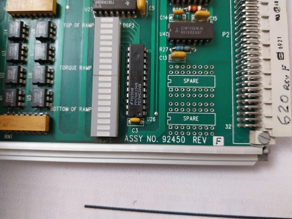 Varco 92450 Rev F Scr Interface Ii Circuit Board