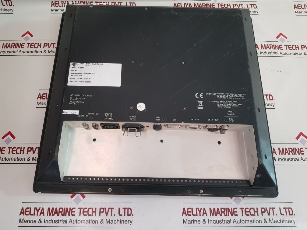 Vartech Systems Ensco Vt190Rp Display