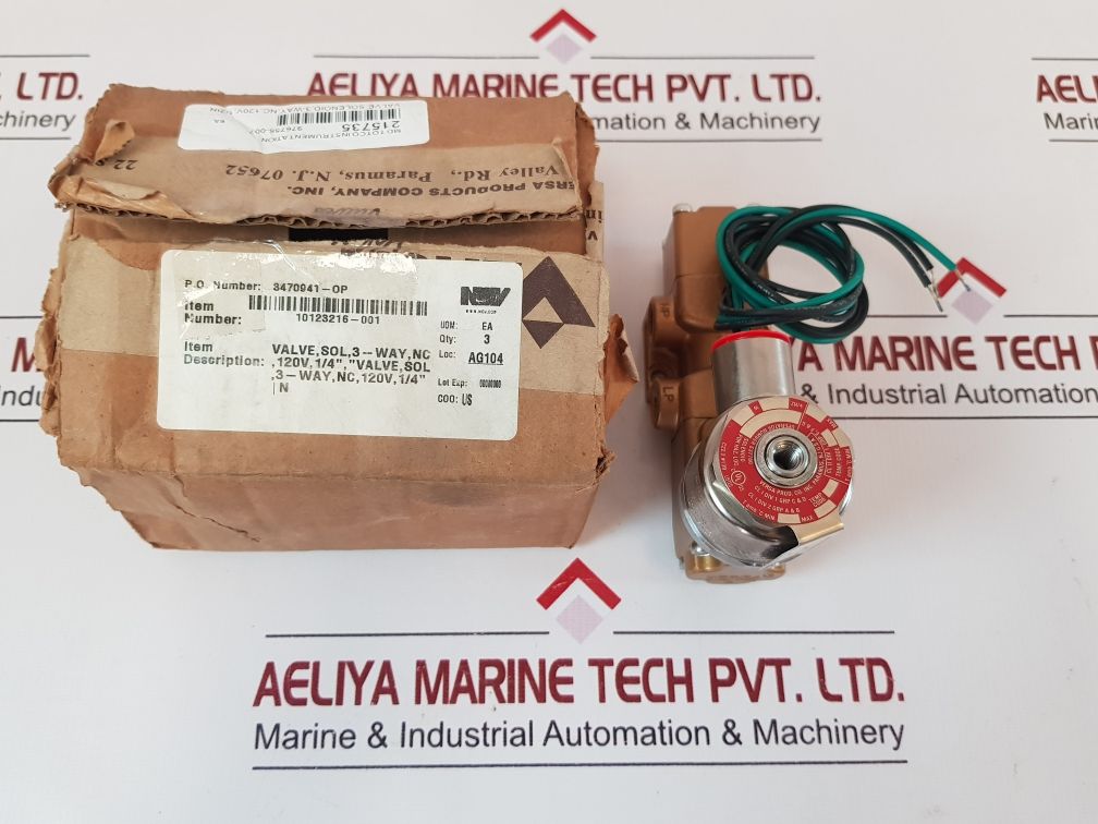 Versa Vsg-8322-pc-xx-a120 Solenoid Valve