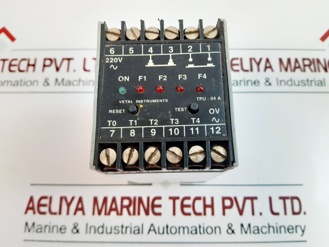 Vetal Instruments Tpu-04 A Thermistor Protection Unit Tpu41