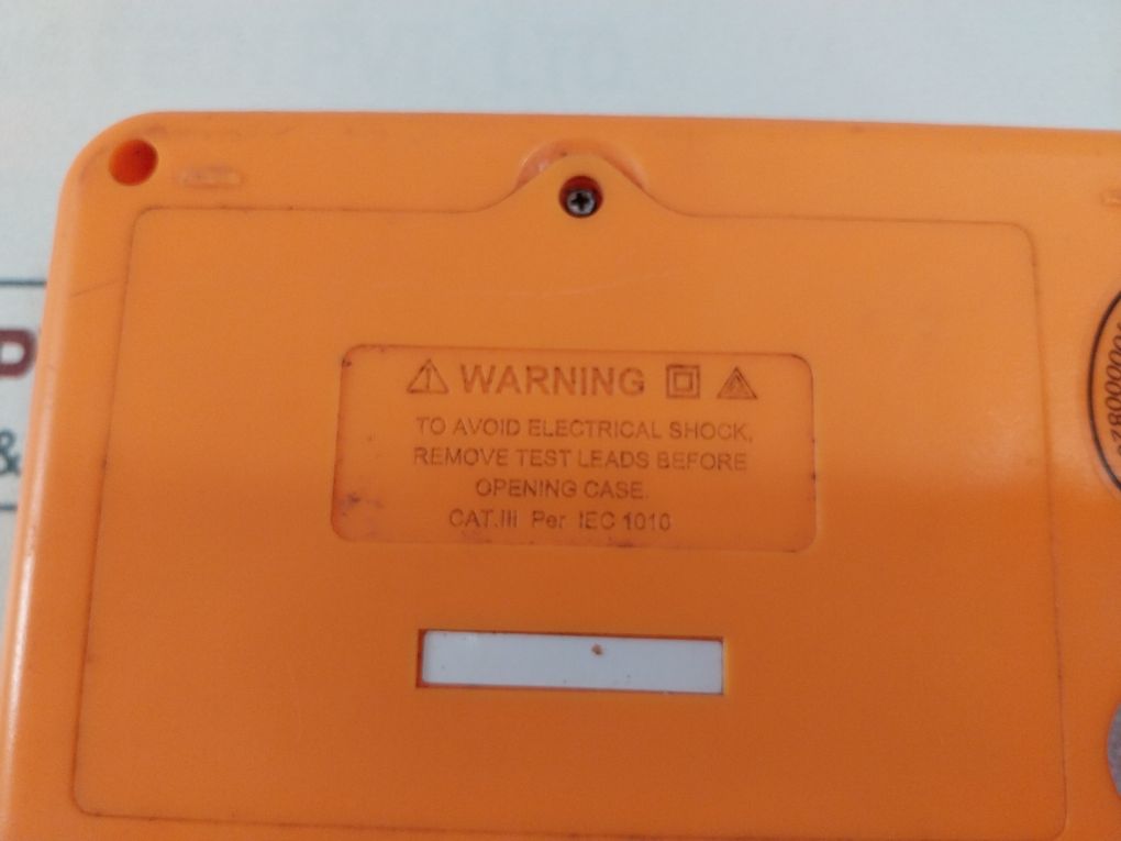 Victor Vc60B+ Digital Insulation Resistance Tester Max Ac750V