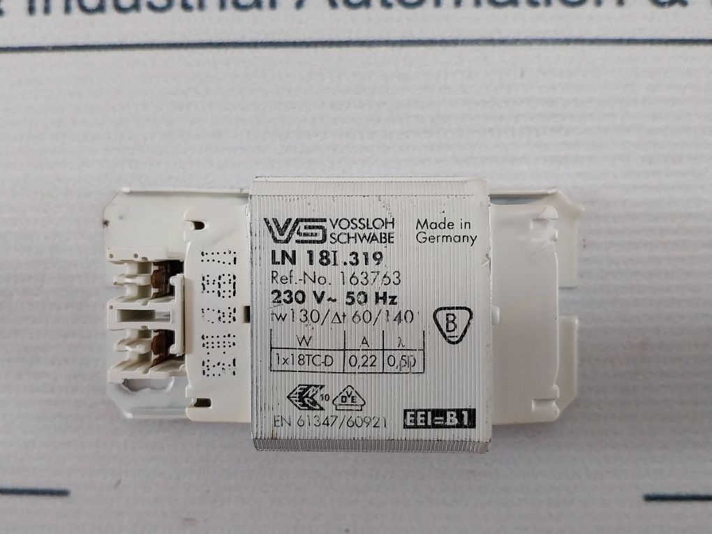 Vossloh Schwabe Ln 18I.319 Ballast 230V
