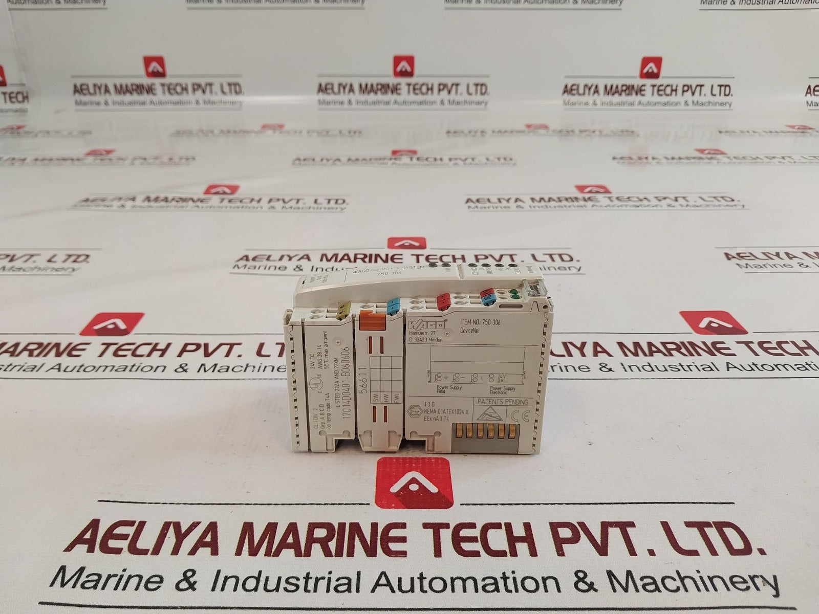 Wago 750-306 Field Bus Coupler Device Net 17014D0401-b060606