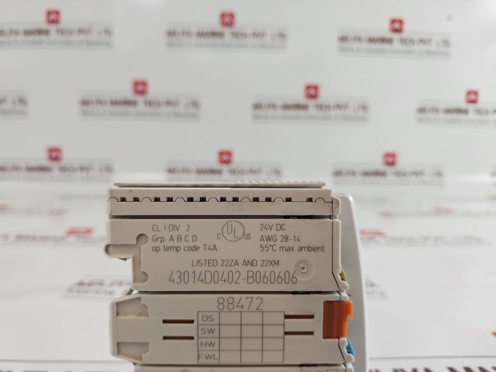 Wago 750-306 Field Bus Coupler Module 43014D0402-b060606