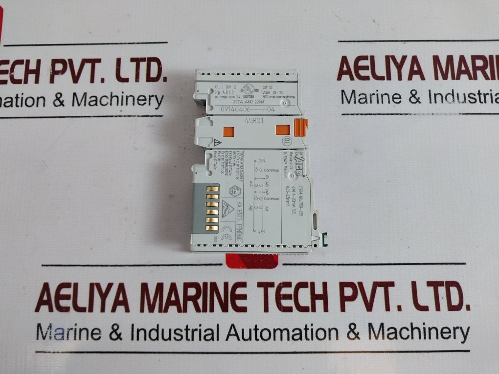 Wago 750-455 4 Channel Analog Input Module 09140406----04