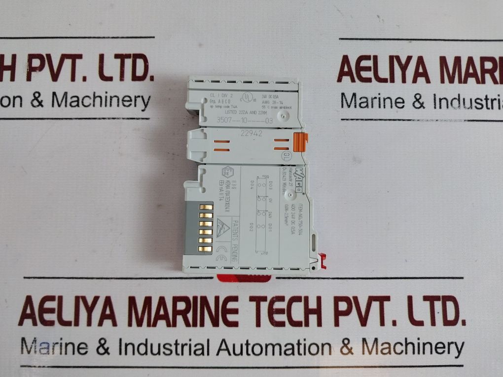 Wago 750-504 Digital Output Module 3507--10----03 22942