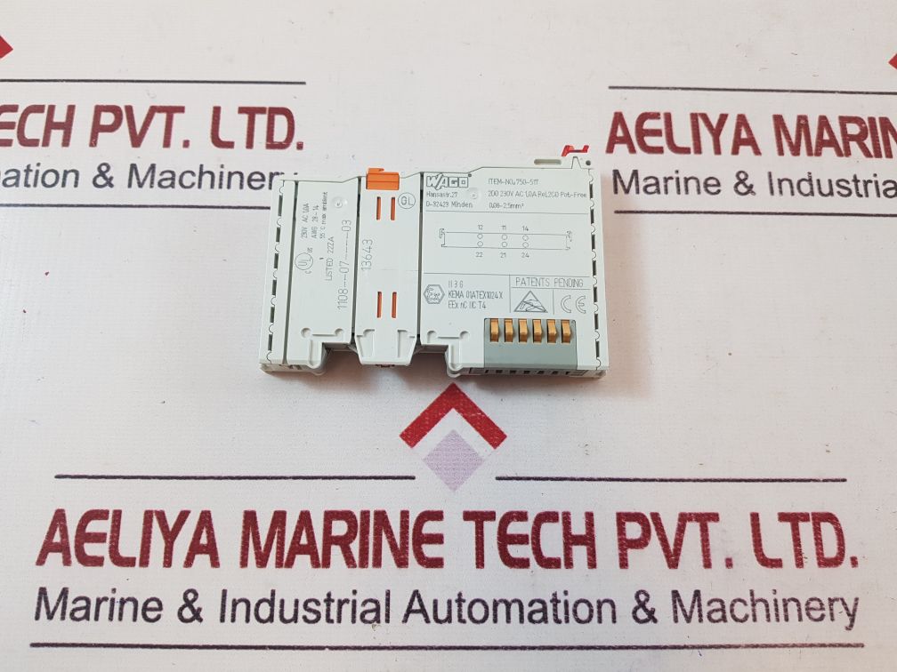 Wago 750-517 output module 230v ac 1,0a