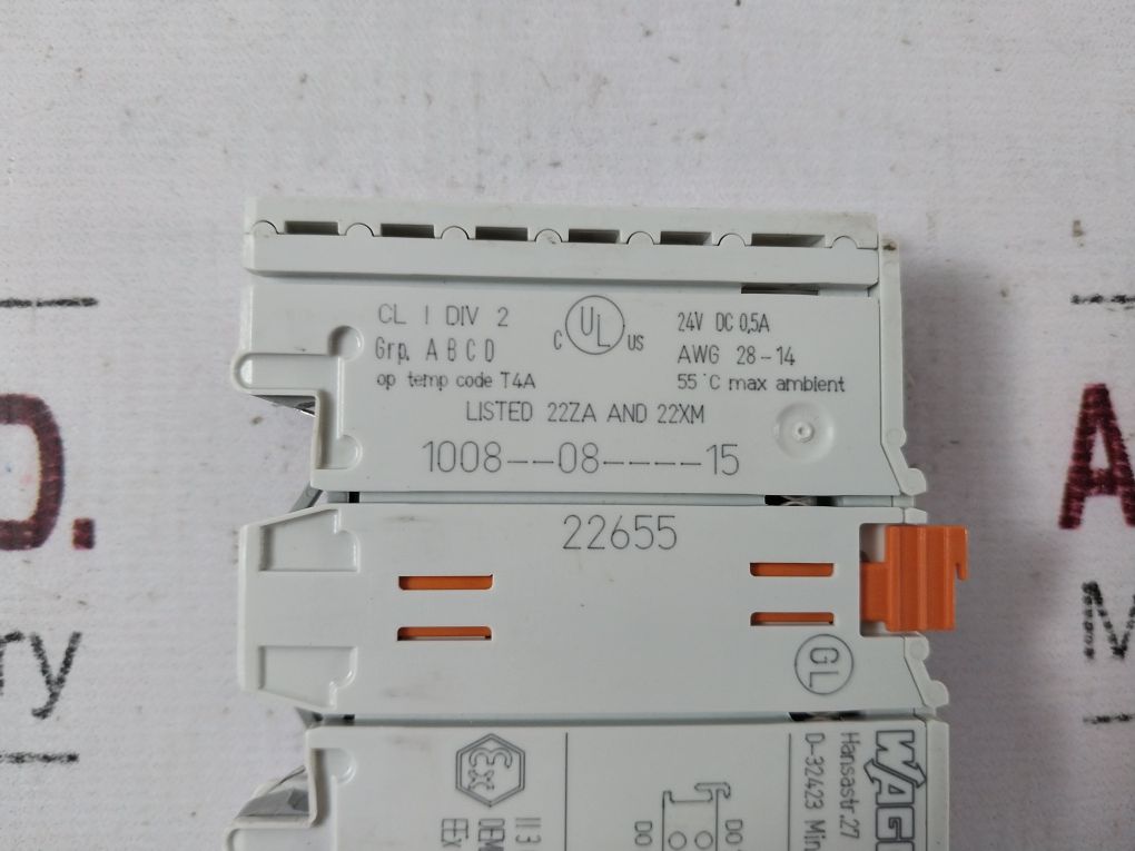 Wago 750-530 Digital Output Module 1008--08----15