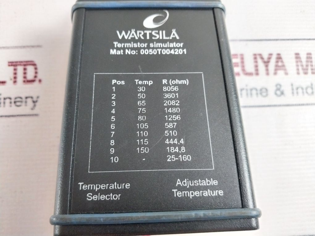 Wartsila 0050T004201 Thermistor Simulator