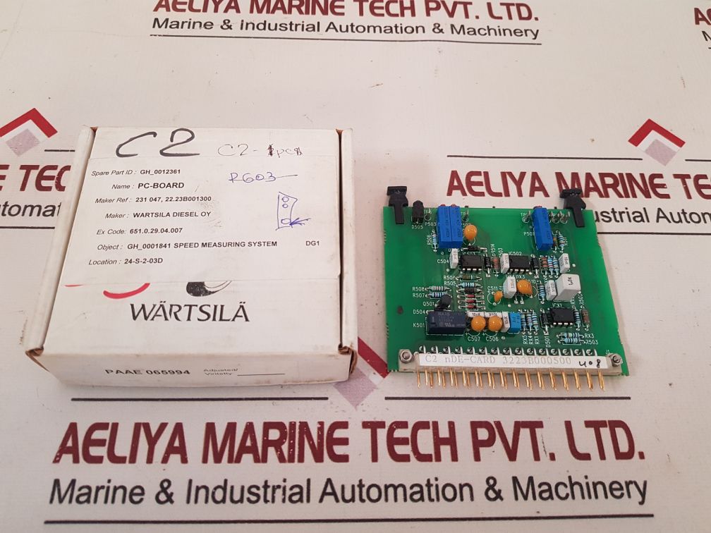 Wartsila C2 Nde-card 3223B000500