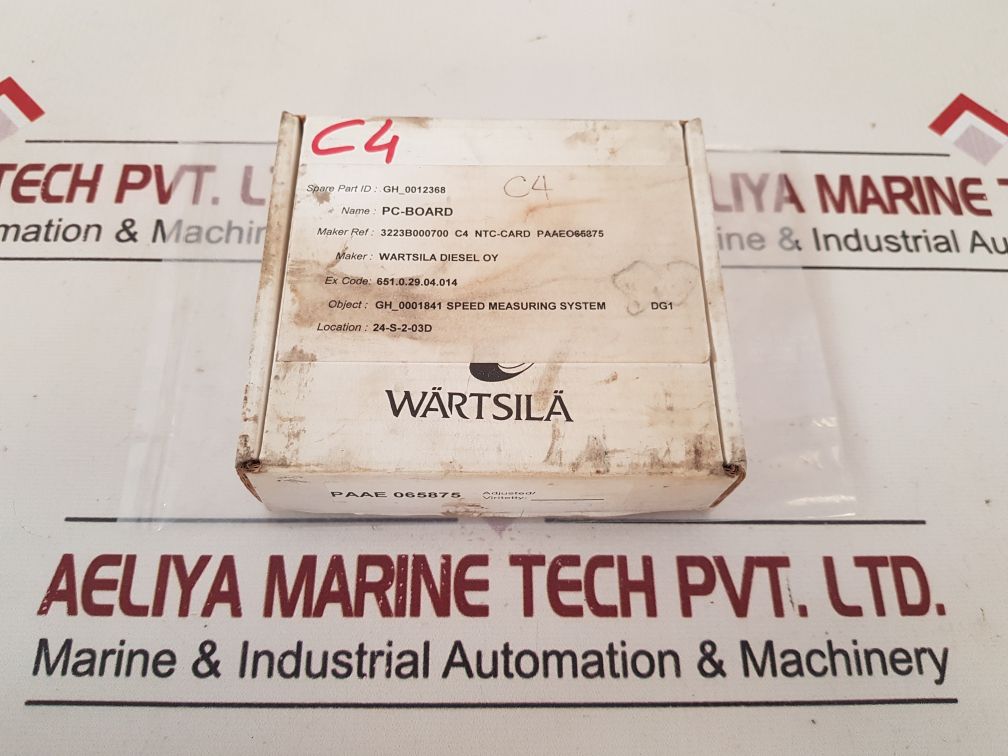 Wartsila C4 Ntc-card Paae065875