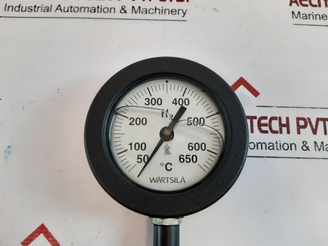 WartsilaRexotherm 6R32 Thermometer 0-650 Deg C. 511101