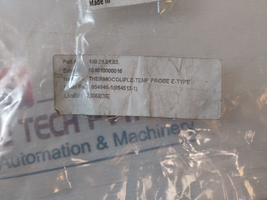 Watlow 00-854646-00001 Temperature Thermocouple