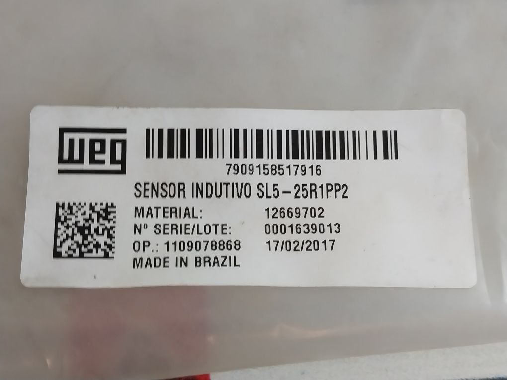 Weg Sl5-25R1Pp2 Inductive Sensor