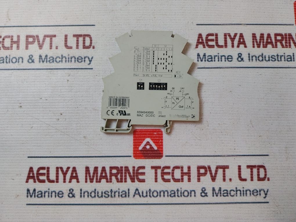 Weidmuller Maz Dc/Dc 8594840000 Signal Isolator 24 Vdc
