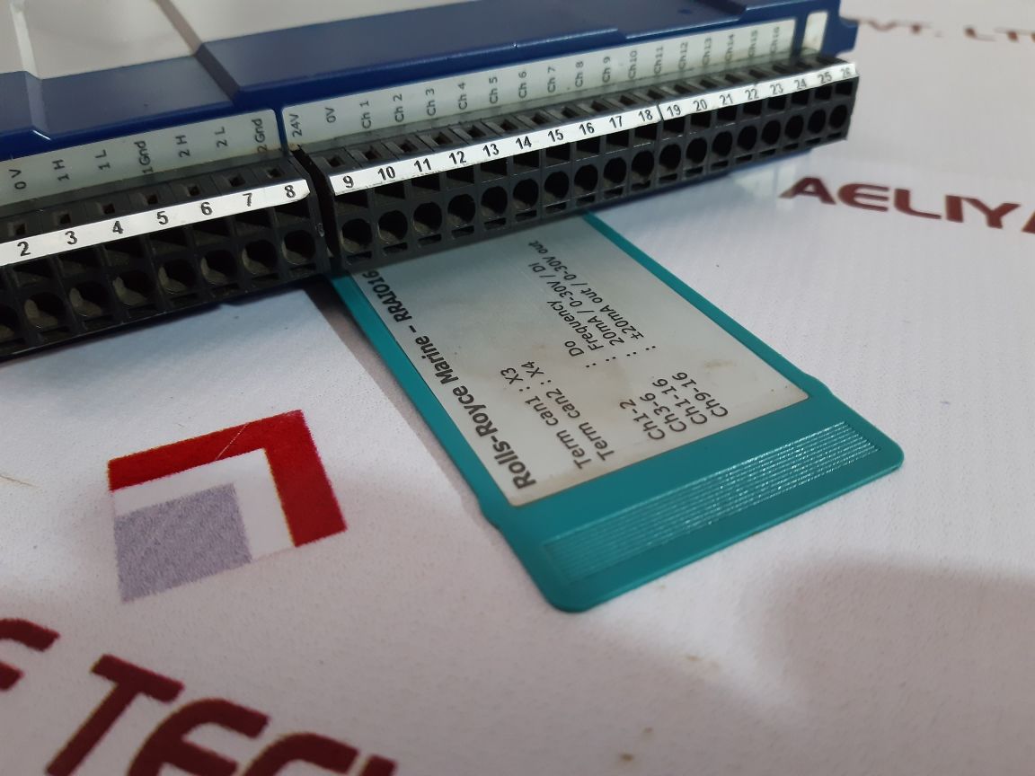 Rolls- Royce Rraio16 I/O Alarm Module 20Ma/0-30V/Di