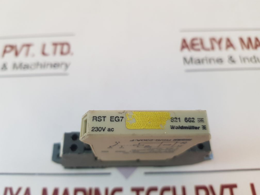 Set Of 4X Weidmuller Rst Eg7 Relay Coupler