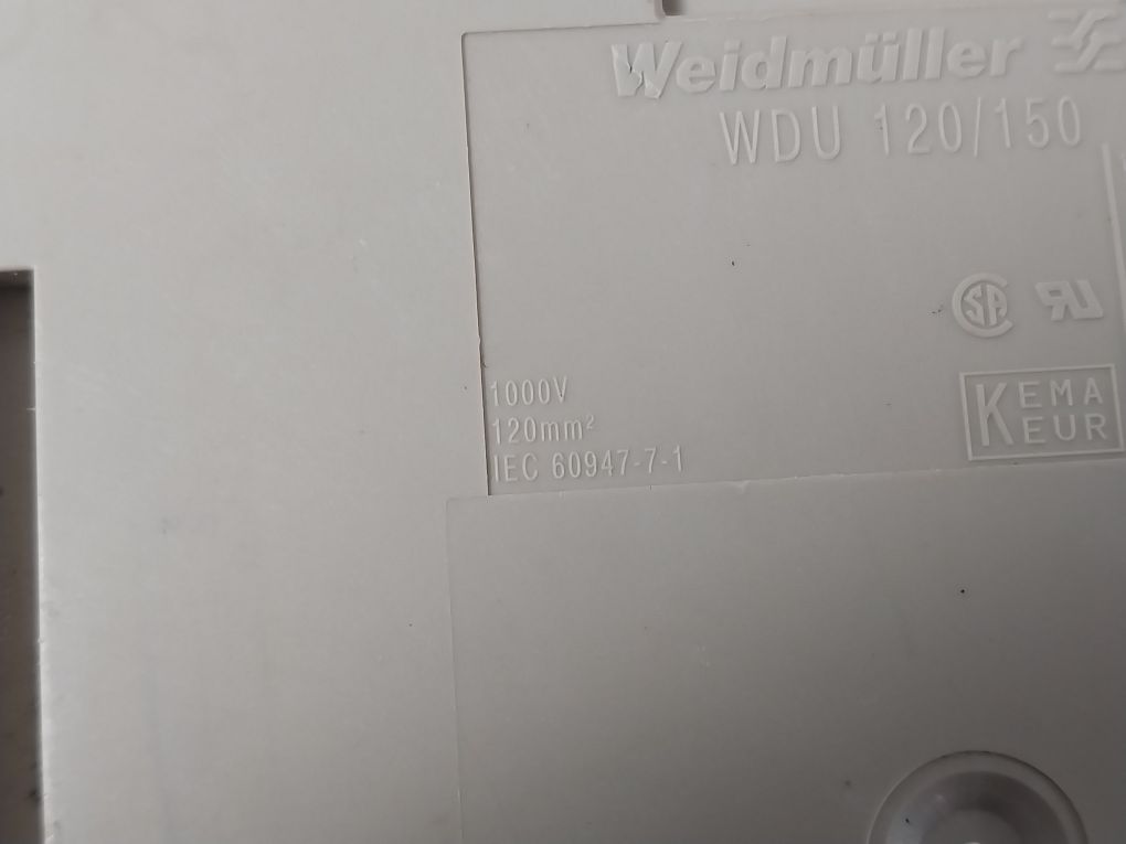 Weidmuller Wdu 120/150 Terminal Block