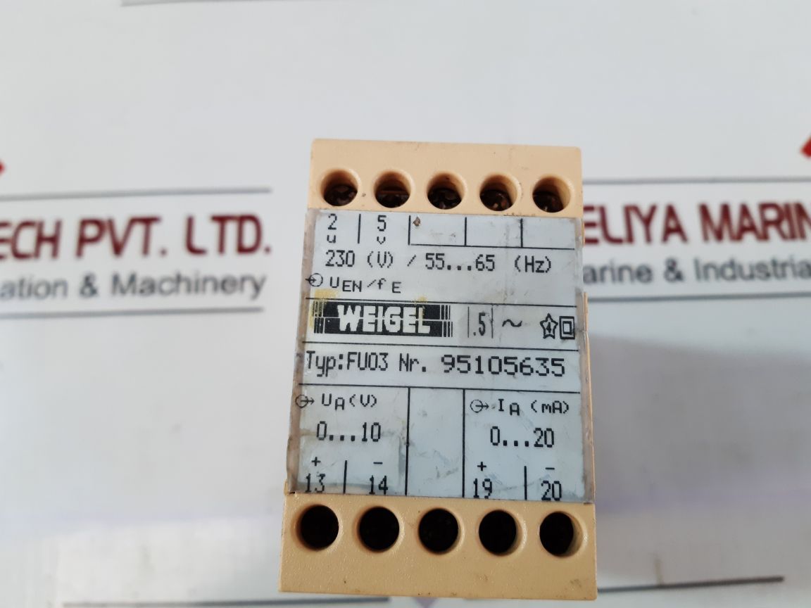 Weigel Fu03 Transducer