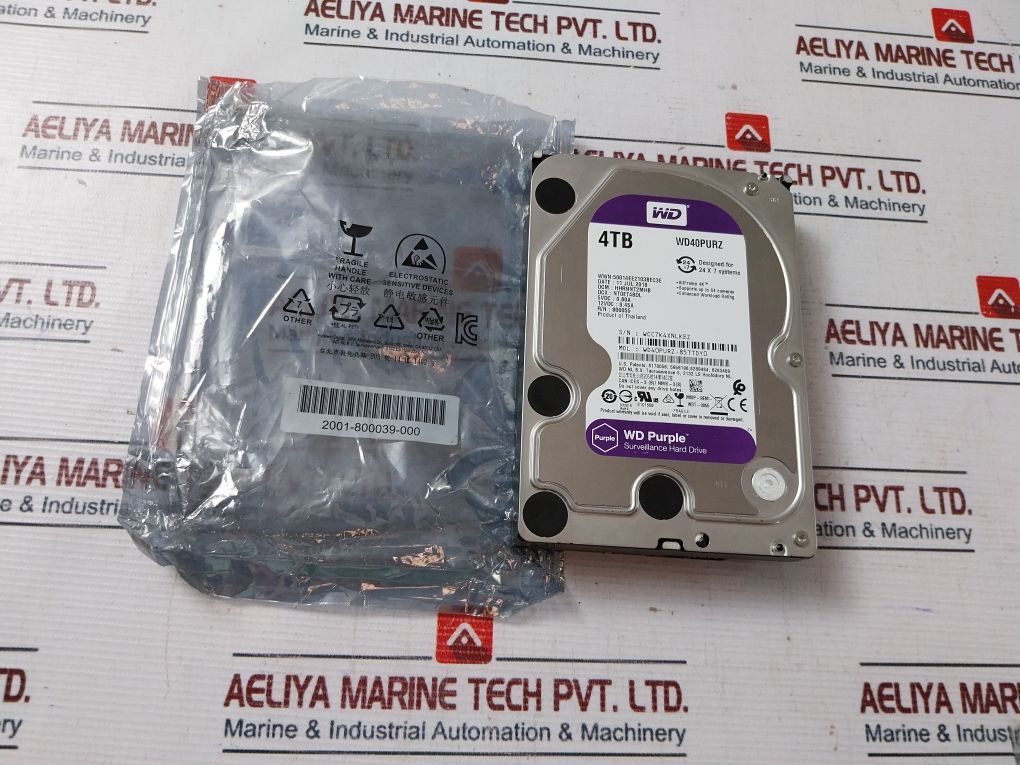 Western Digital Wd40Purz Surveillance Hard Drive 4Tb