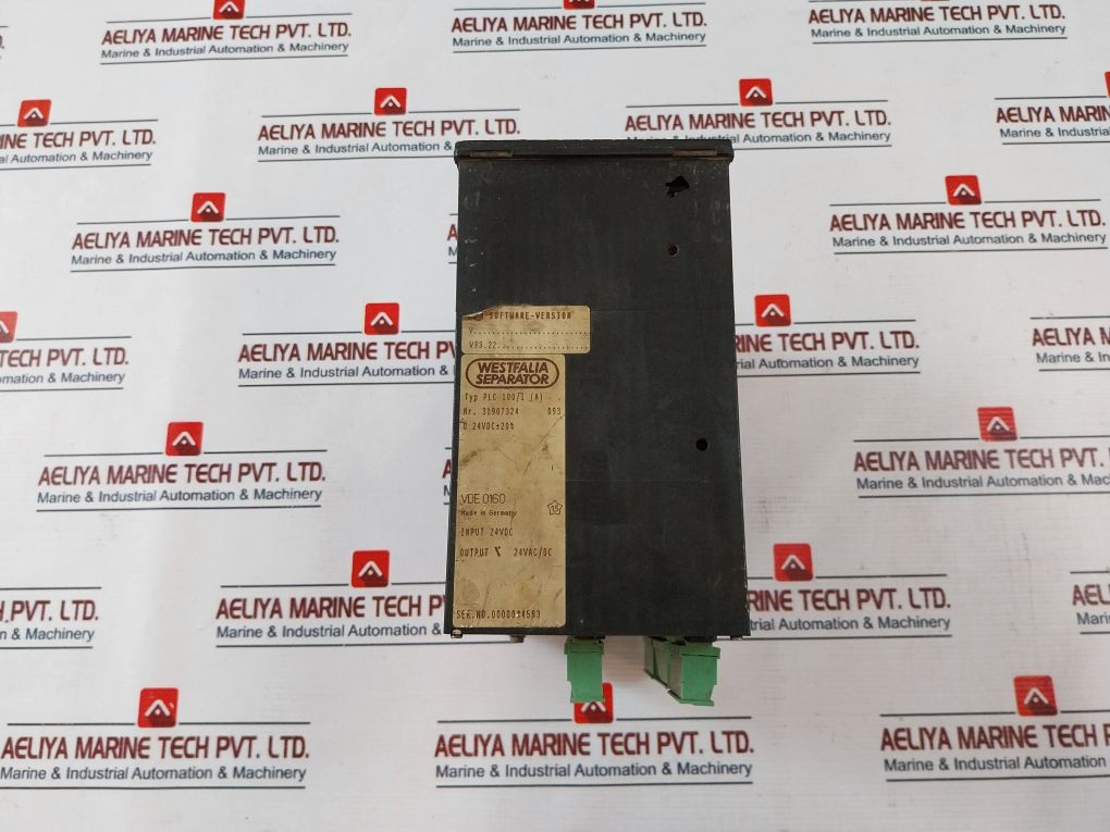 Westfalia Separator Plc 100/1 (A) Control Unit 24Vdc